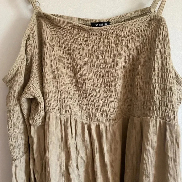 Torrid Off the Shoulder Smocked Top - Picture 10 of 15